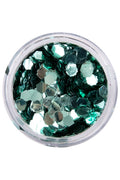 PXP biodegradable chunky glitter 2.5 gr. sea green