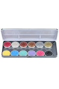 Aqua Face- and Bodypaint 
palette 12 colours DUO 
SHIMMER- AND PASTEL 
139-63.6