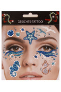 Gezicht sticker Marine