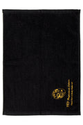 PXP handdoekje zwart met goud borduursel logo