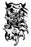 QuickTattoo glitter sjabloon duivel