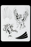 TattooPro Pegasus  Airbrush stencil