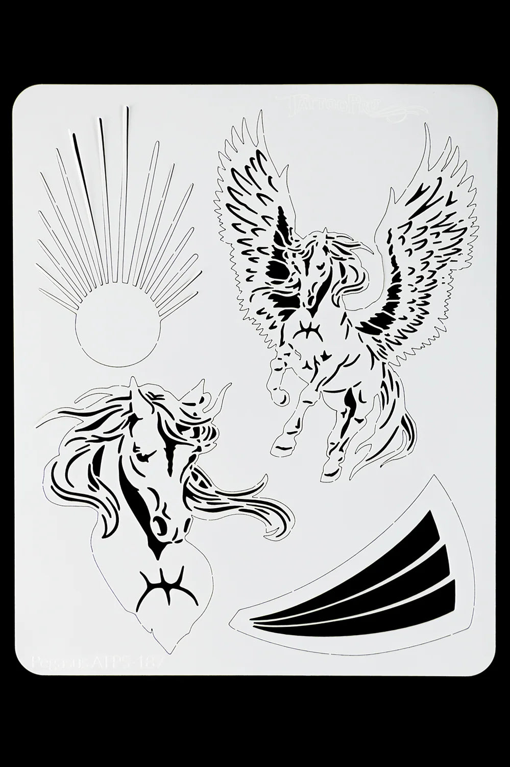 TattooPro Pegasus  Airbrush stencil