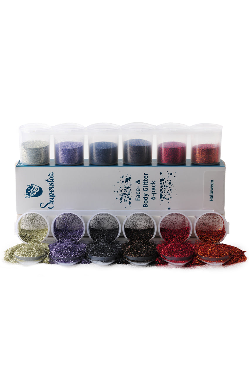 Halloween Fine Glitter Mix 6-pack 90 ml 98986