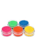 Fluorescent glitterset for glitter tattoo 5 x 5 ml  (98800)