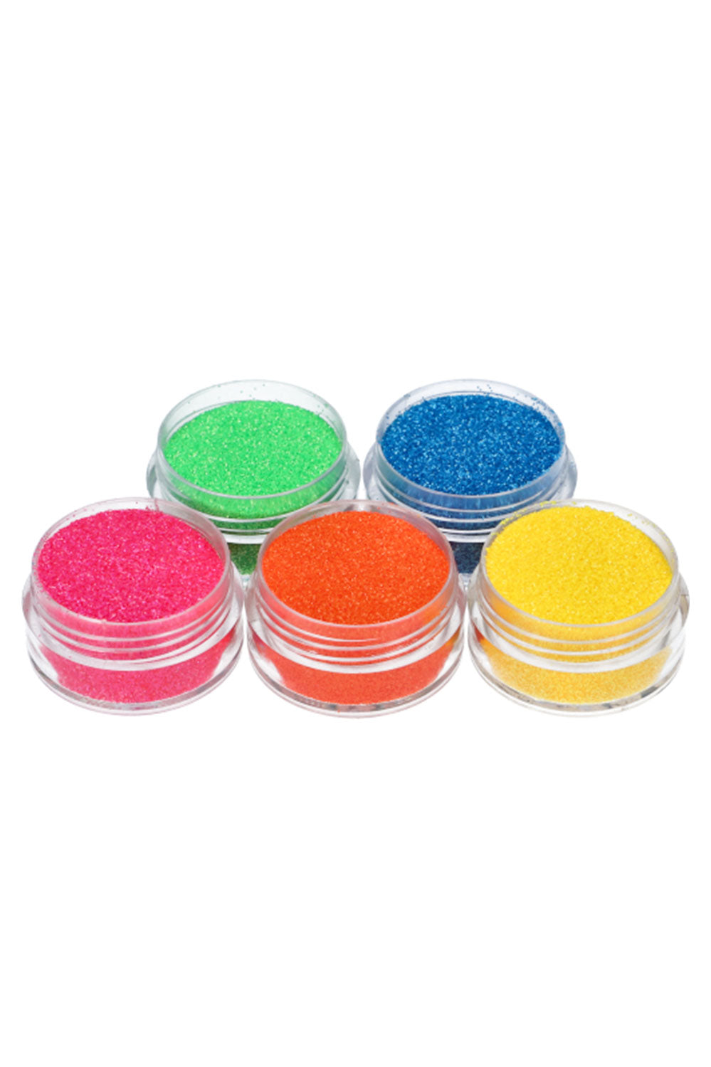 Fluorescent glitterset for glitter tattoo 5 x 5 ml  (98800)