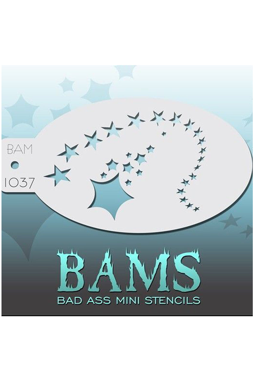 Bad Ass BAM stencil 1037