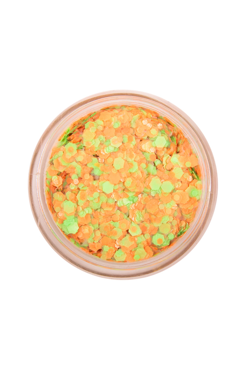 PXP pressed chunky glitter cream oranje-groen 10 ml