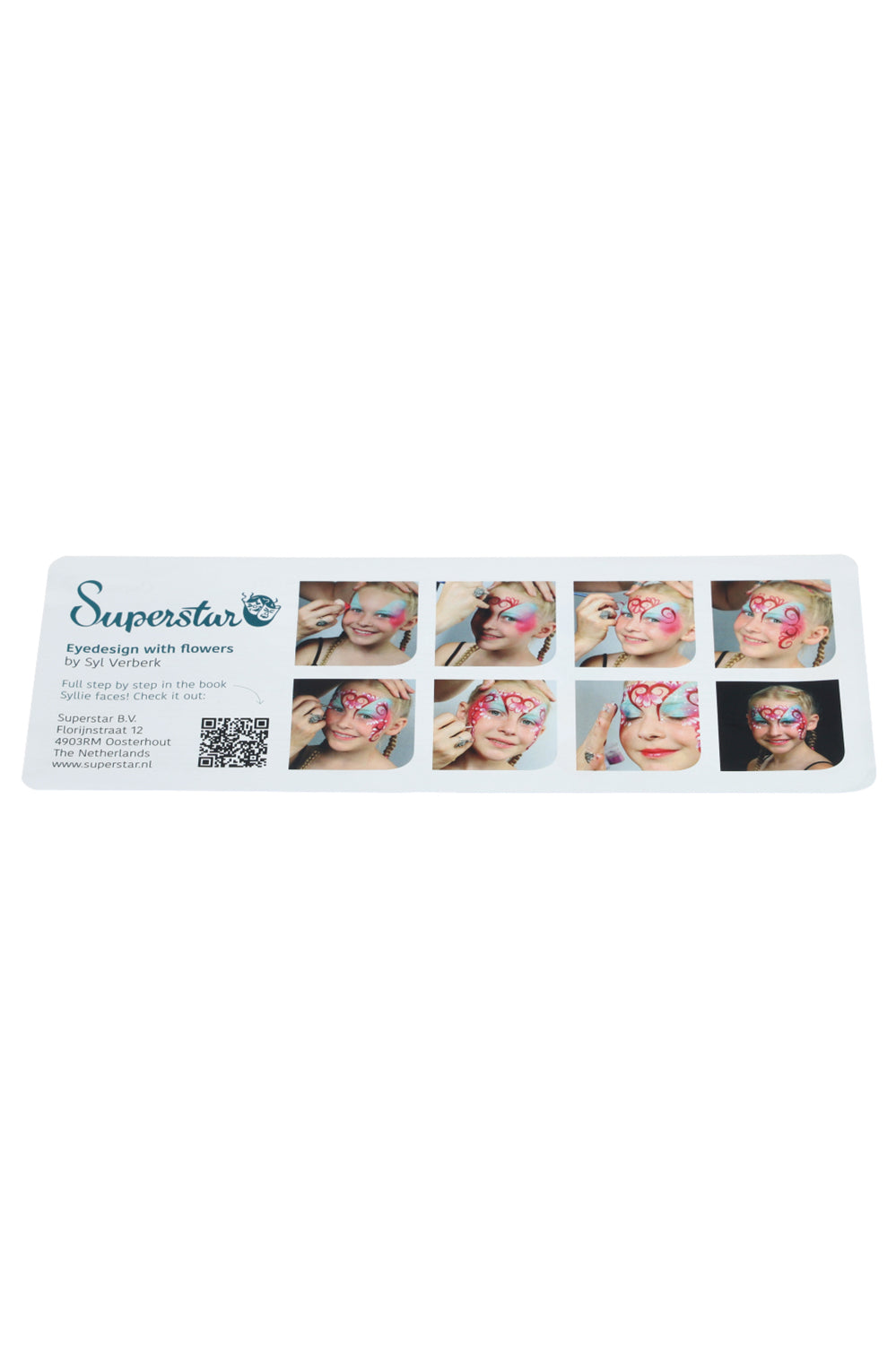 Aqua Face - and Bodypaint 
palet 12 colours Syllie Faces 
by Syl Verberk 
139-63.11