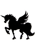QuickTattoo glitter sjabloon Pegasus