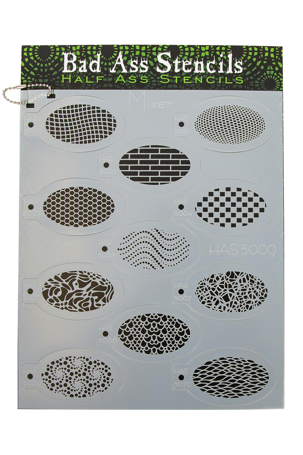 Bad Ass Half Ass stencils Mixer