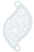 Face paint stencil Superstar Bubble 77007