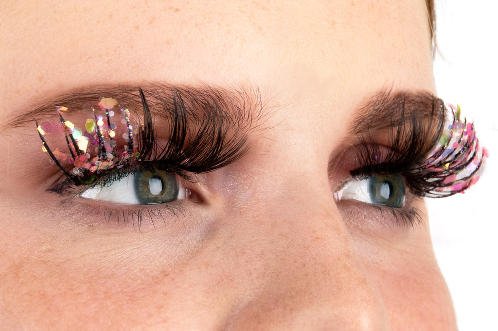 PXP Candy Fluoriserend glitter wimpes Barranquilla stijl
