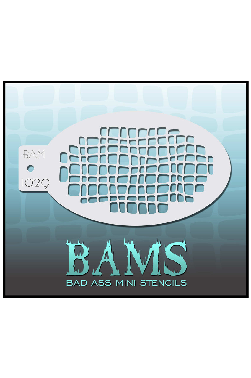 Bad Ass BAM stencil 1029