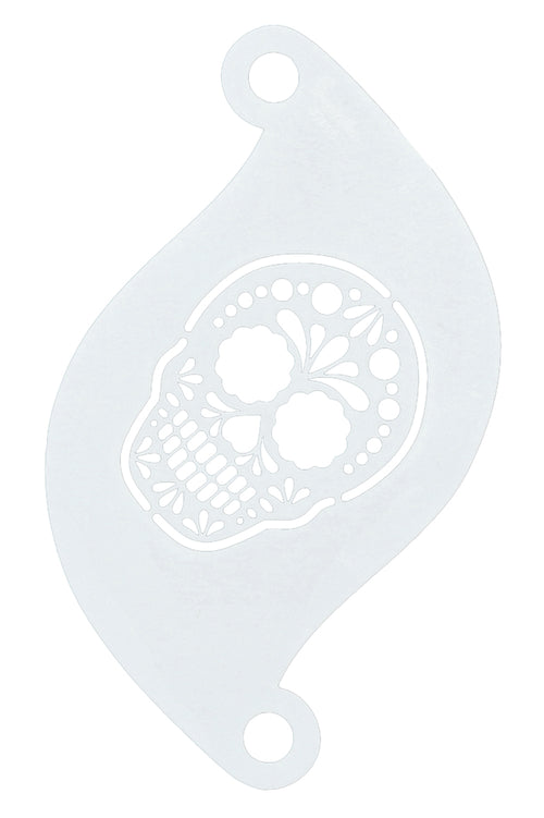 Face Paint Stencil SUGAR SKULL 77090
