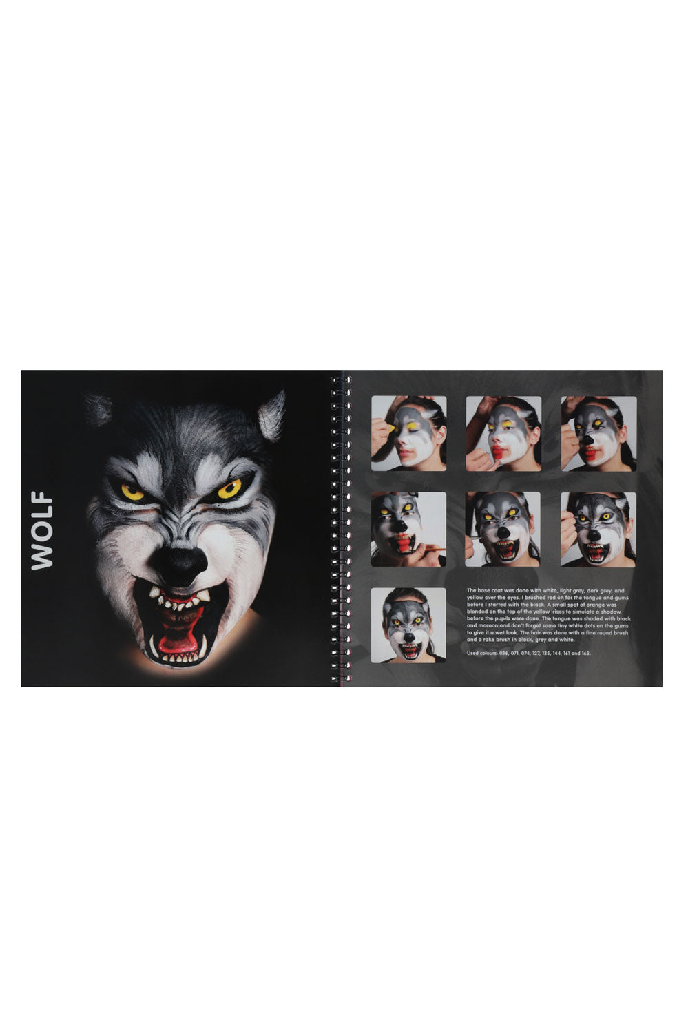 Schminkboek Scary Facepainting van Nick Wolfe 2522