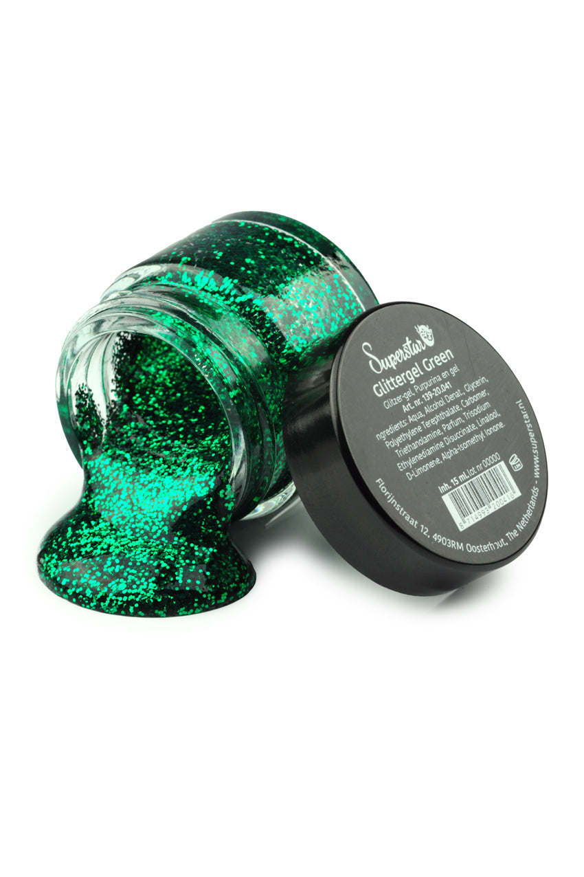Gel superstar glittergroen (huid&haar) 15 ml
139-20.041