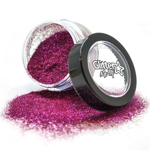 Biologische fijne glitters 4 gr. Chiffon roze