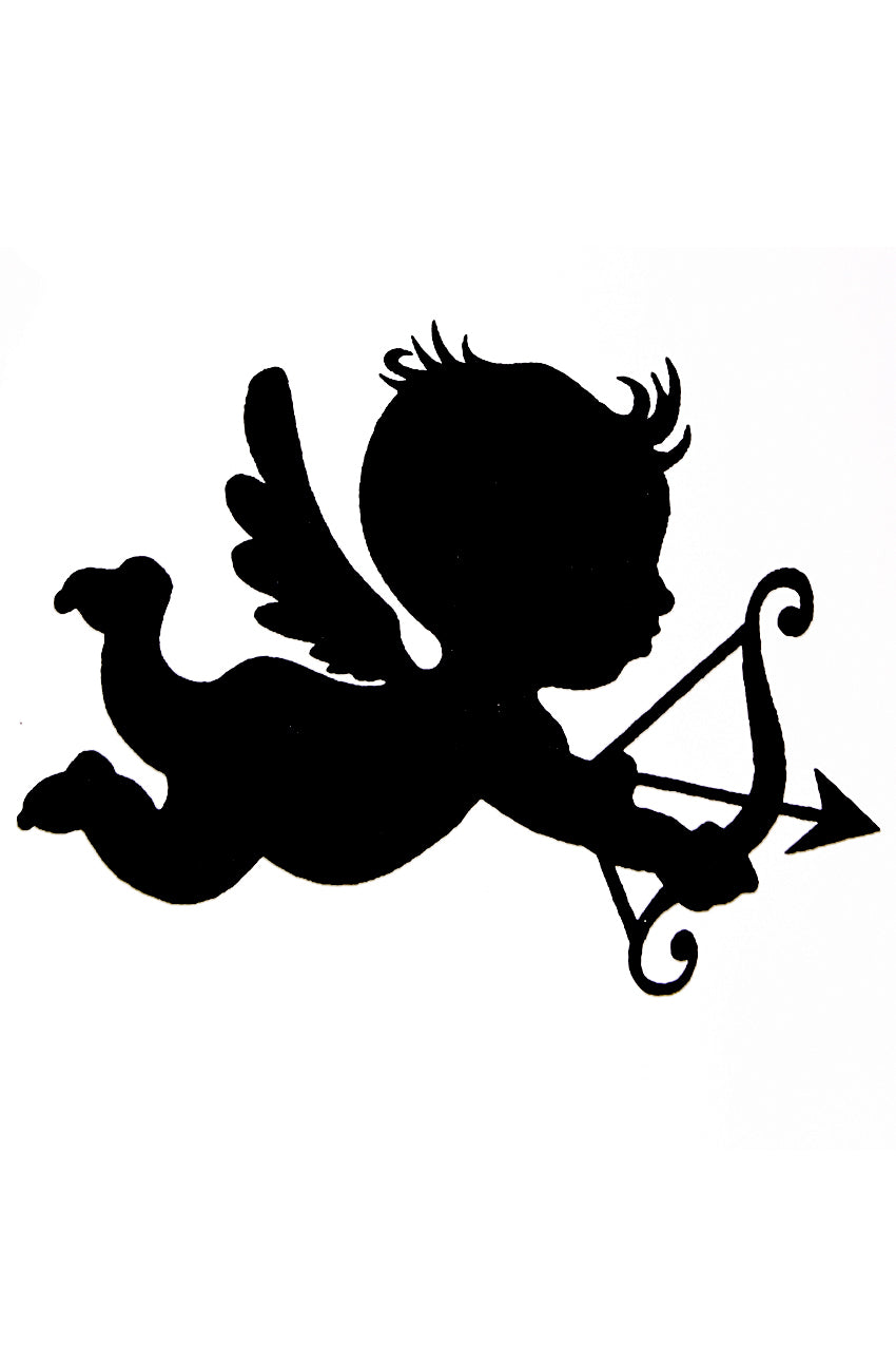QuickTattoo glitter sjabloon Cupido