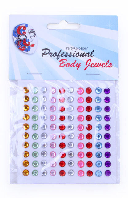 PXP Professional Colours Decoratiestickers 100 rondjes 6 mm ass kleuren op kaart