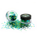 Biologische chunky glitters 3gr. Sea Horse