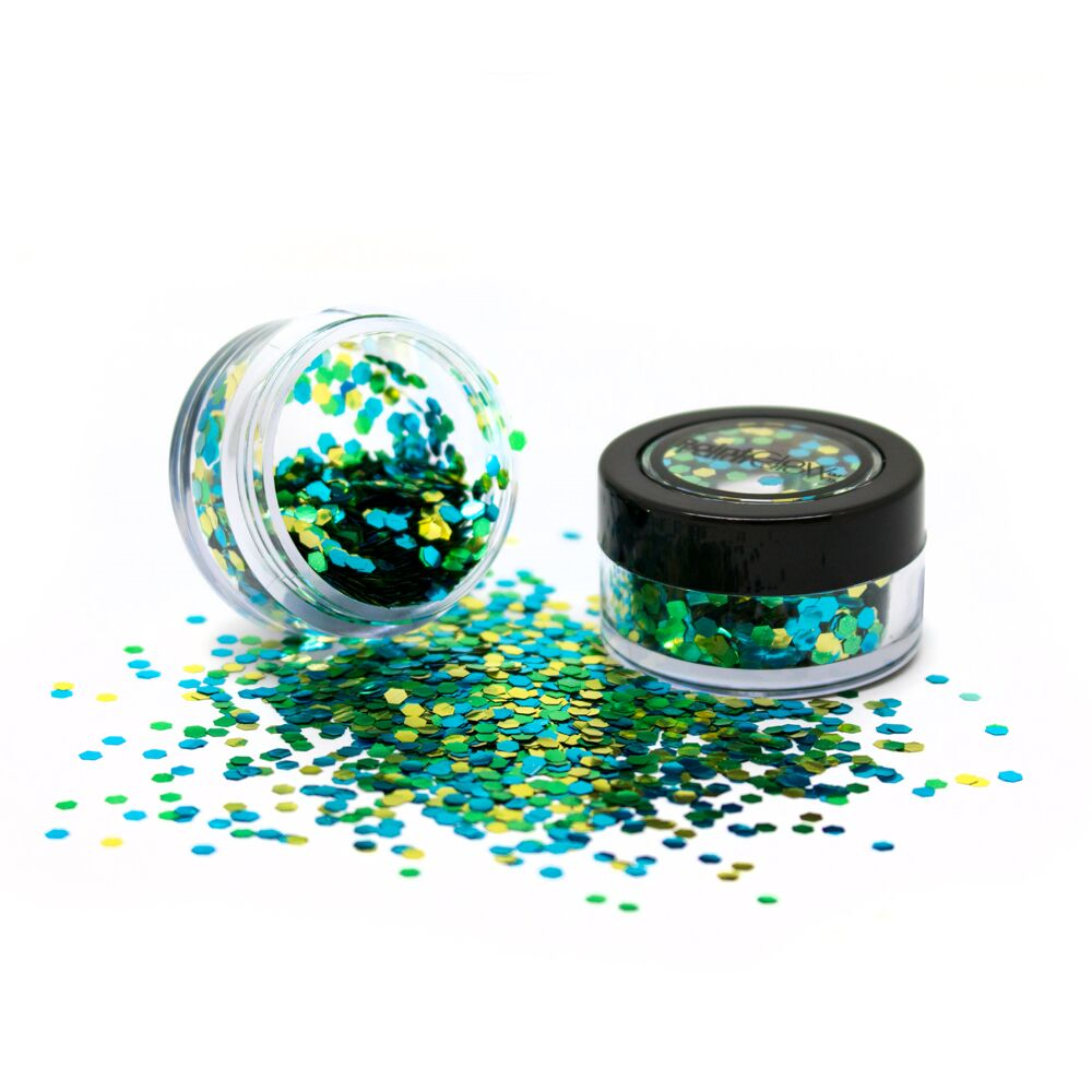 Biologische chunky glitters 3gr. Sea Horse