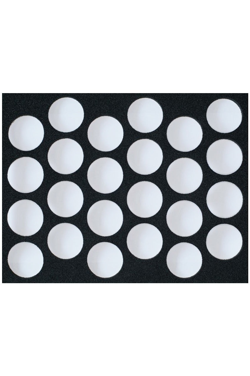 Inlay voor Schmink Case Superstar voor 24 stuks van 16 gram potjes Superstar schmink 
2541