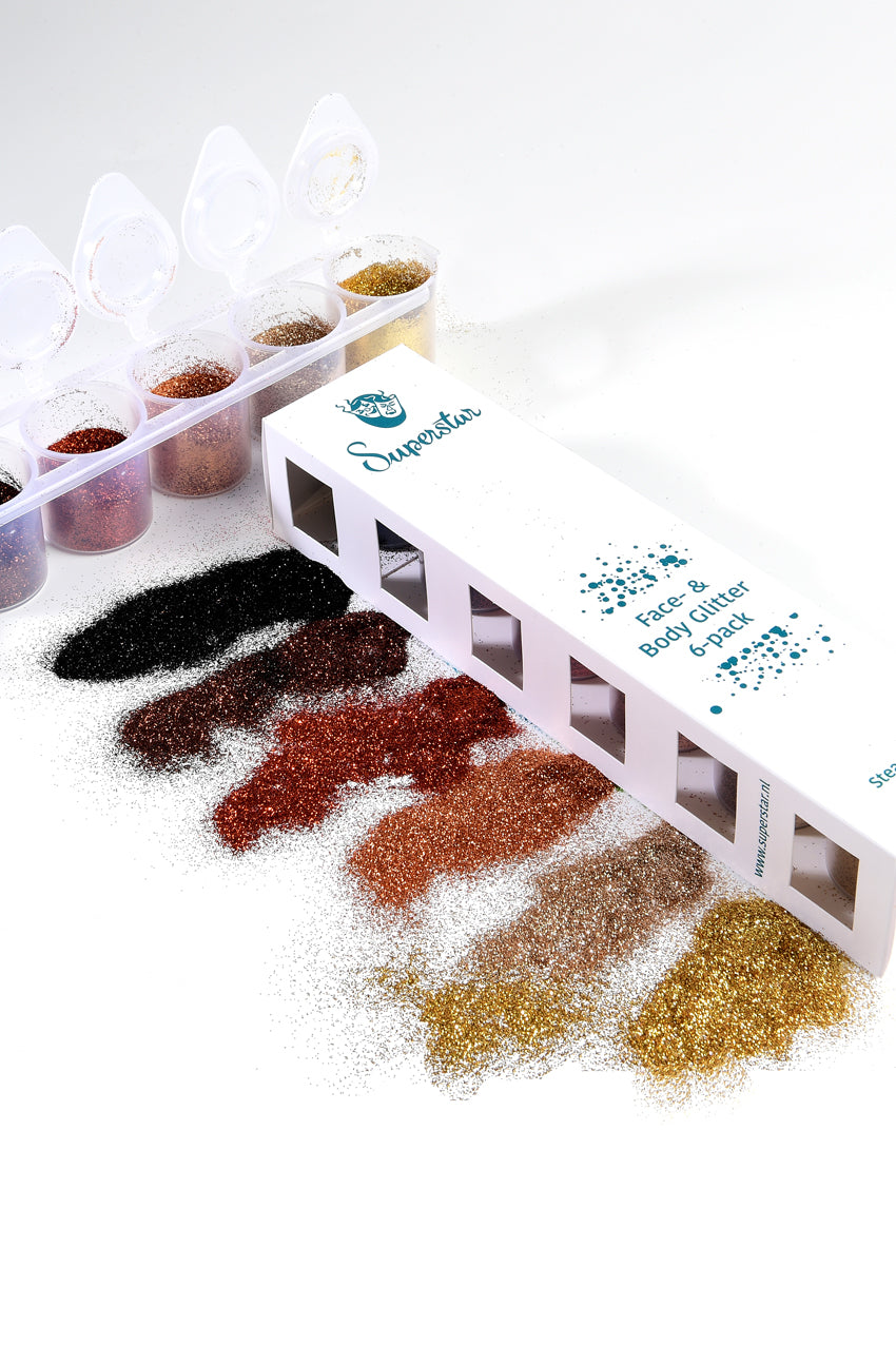 Steampunk Fine Glitter Mix 6-pack 90 ml 98980