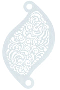 Face paint stencil Superstar Curly wurly 77009
