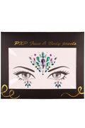 PXP Face & Body jewel Colored Fan