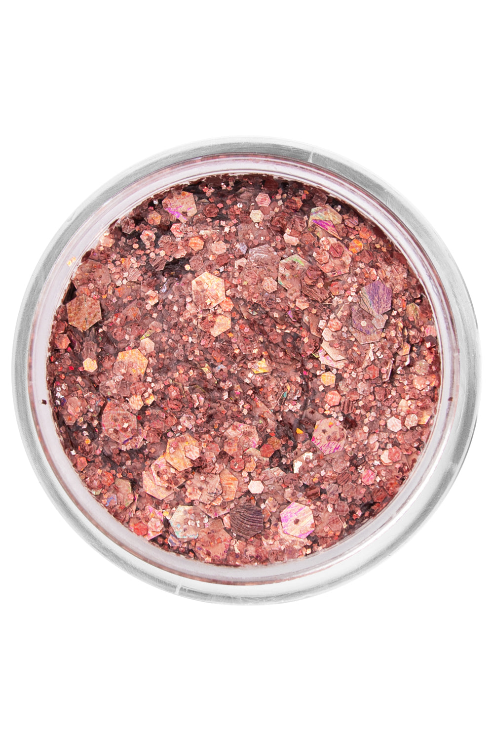 PXP pressed chunky glitter cream pink champagne 10 ml