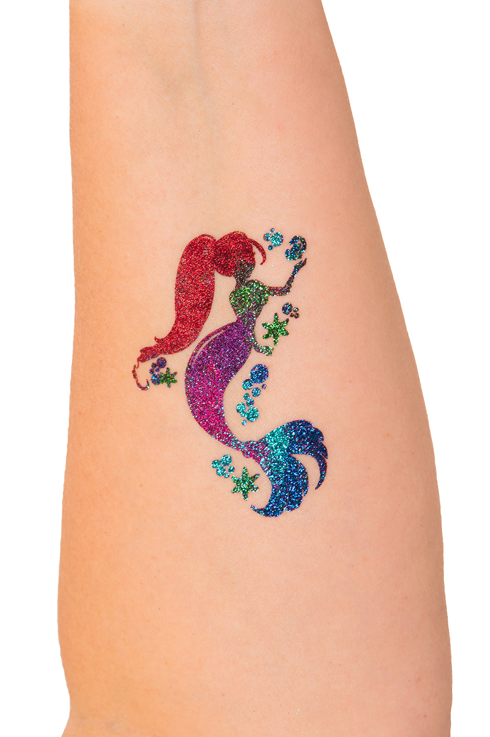 Quick Tattoo Glittersjabloon Zeemeermin