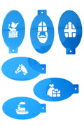 PXP stencilset Sinterklaas 6 ass