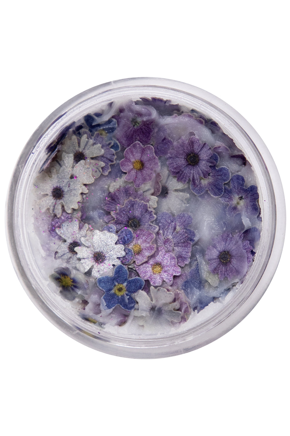 PXP pressed chunky flowers violet mix cream 10 ml