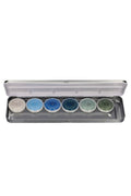 Aqua Face- and Bodypaint palette 
Blue Lagoon 6 colours
139-63.15