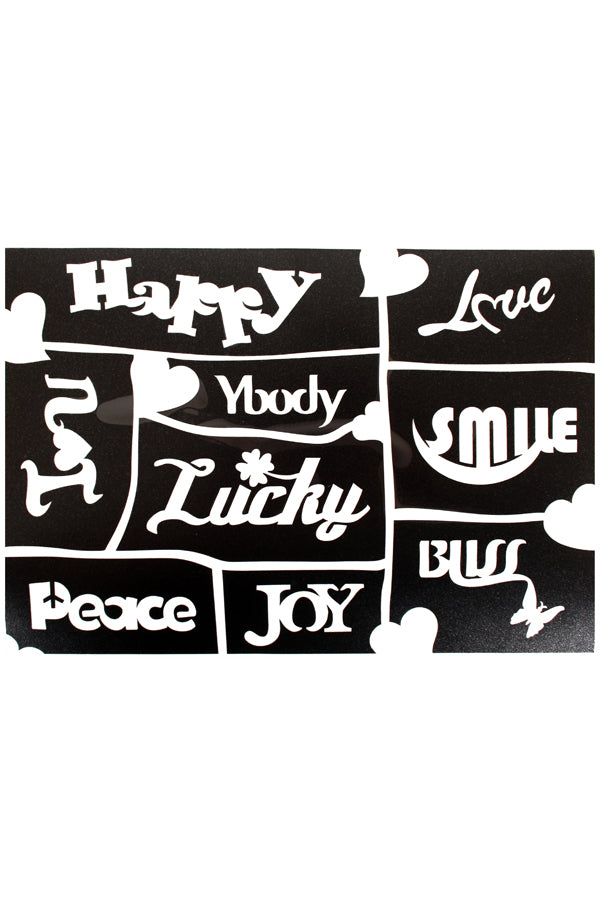 A5 stencil World play