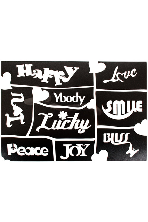 A5 stencil World play
