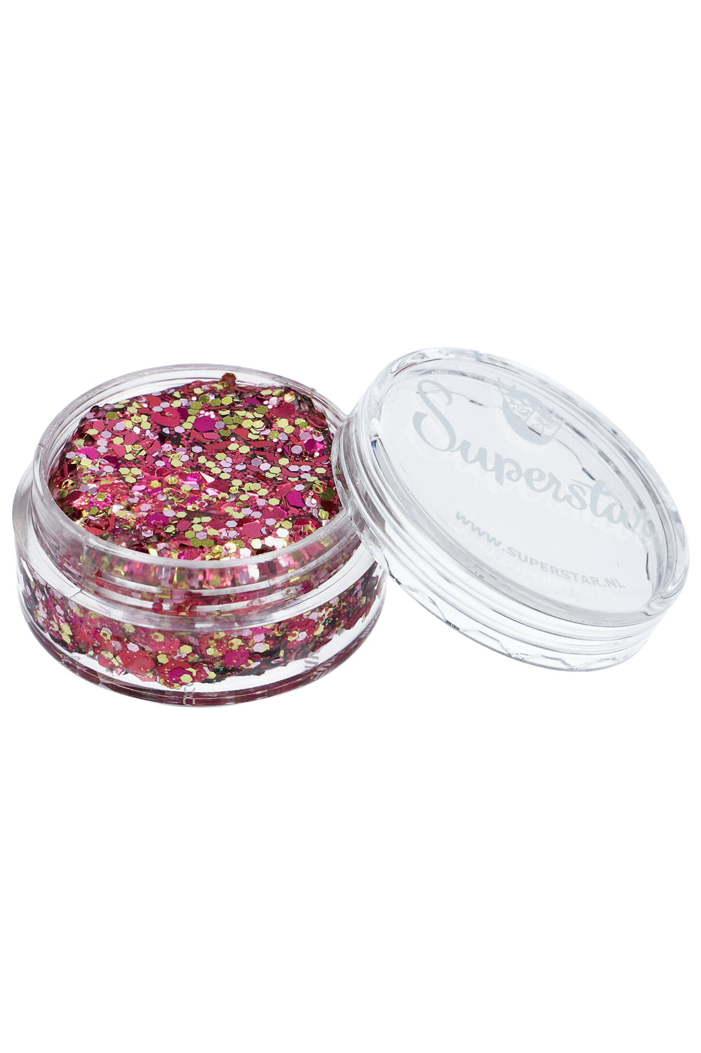 Superstar Chunky Glitter Crème 10 ml 
Pink lady 139-21-007