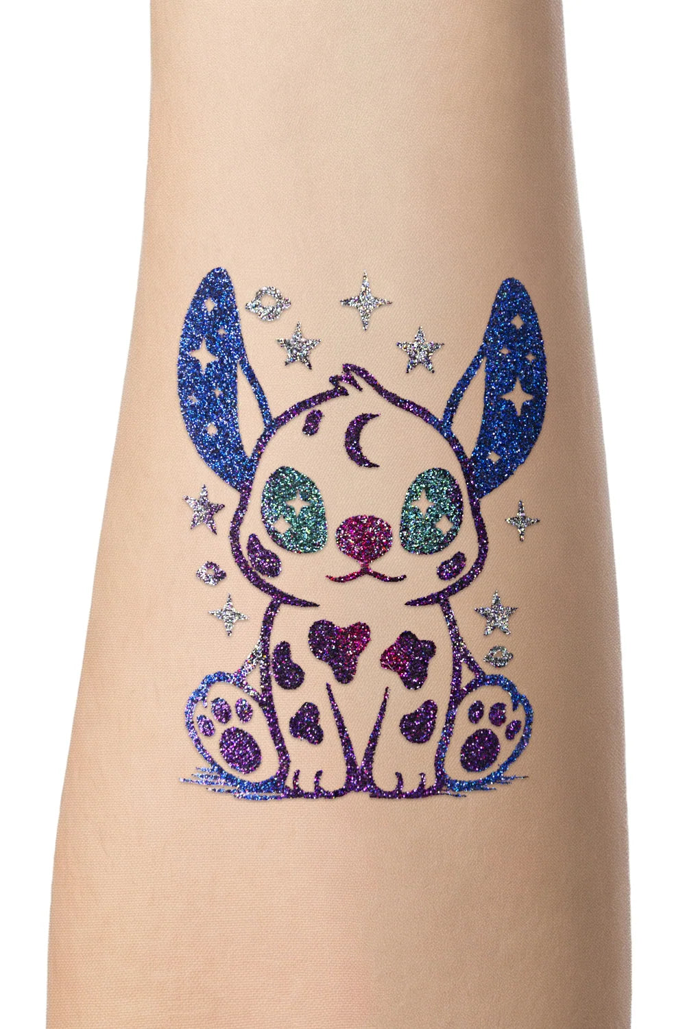 Quick Tattoo Glittersjabloon cosmic puppy