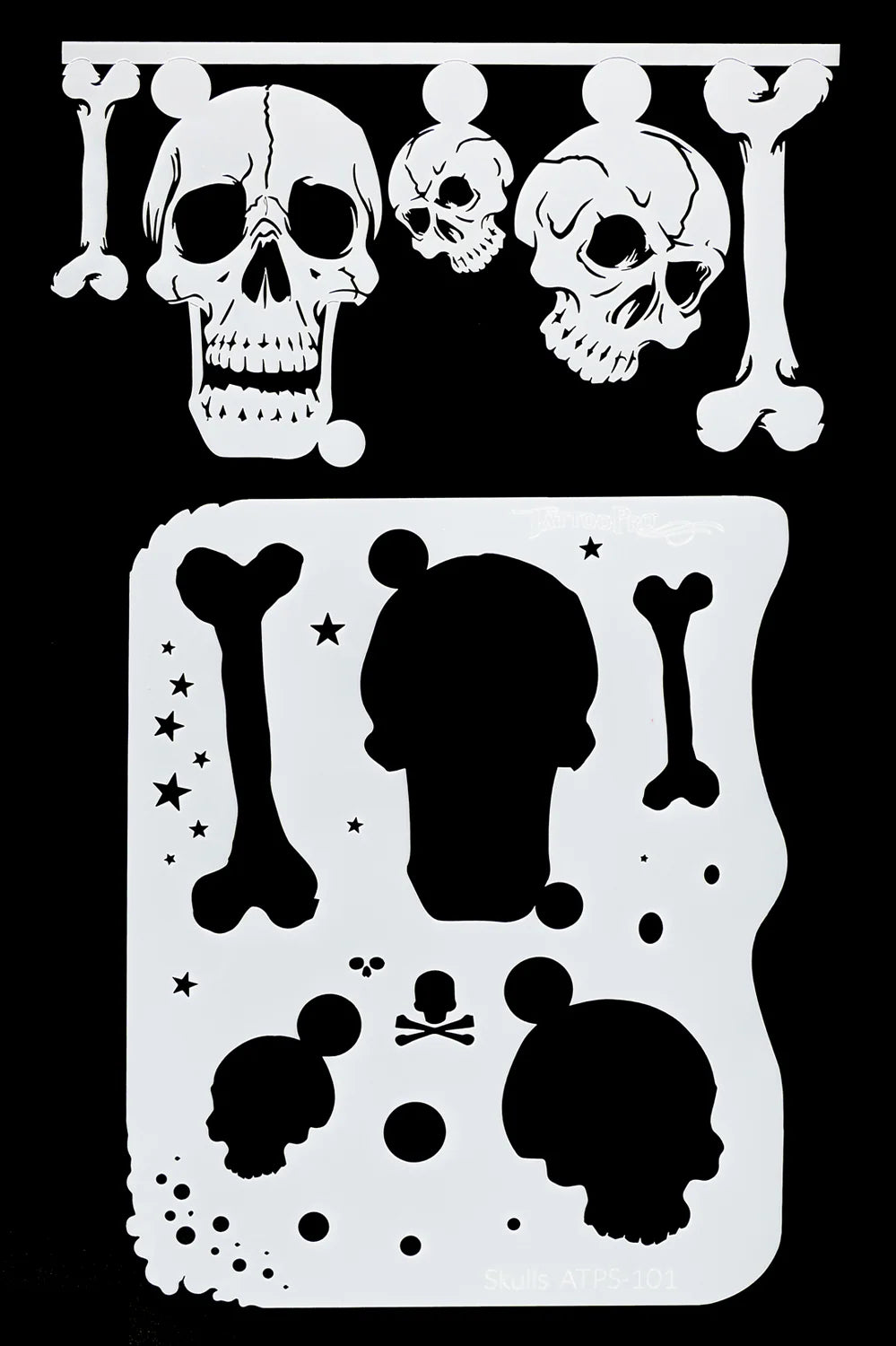TattooPro Skulls Airbrush stencil