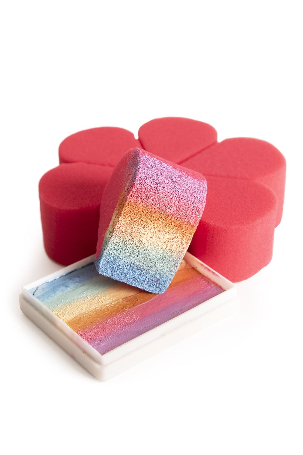 PXP vlinder sponsjes pink per 6