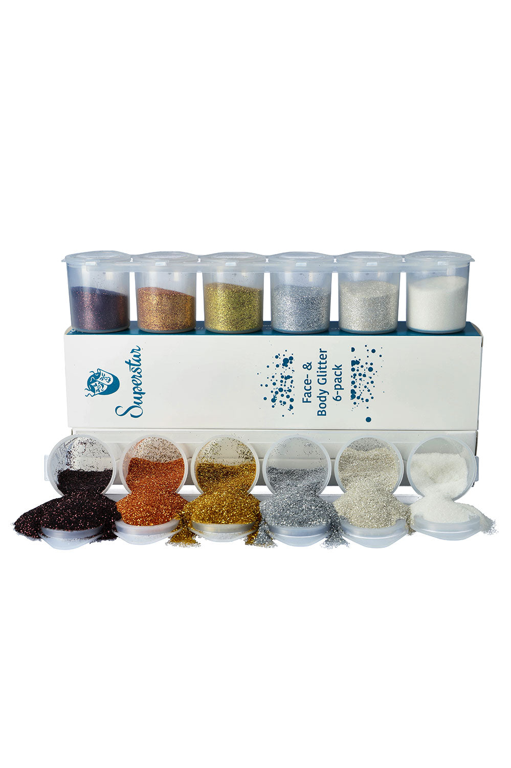 Precious Gem Glittermix 
6-pack 90 ml 
98993