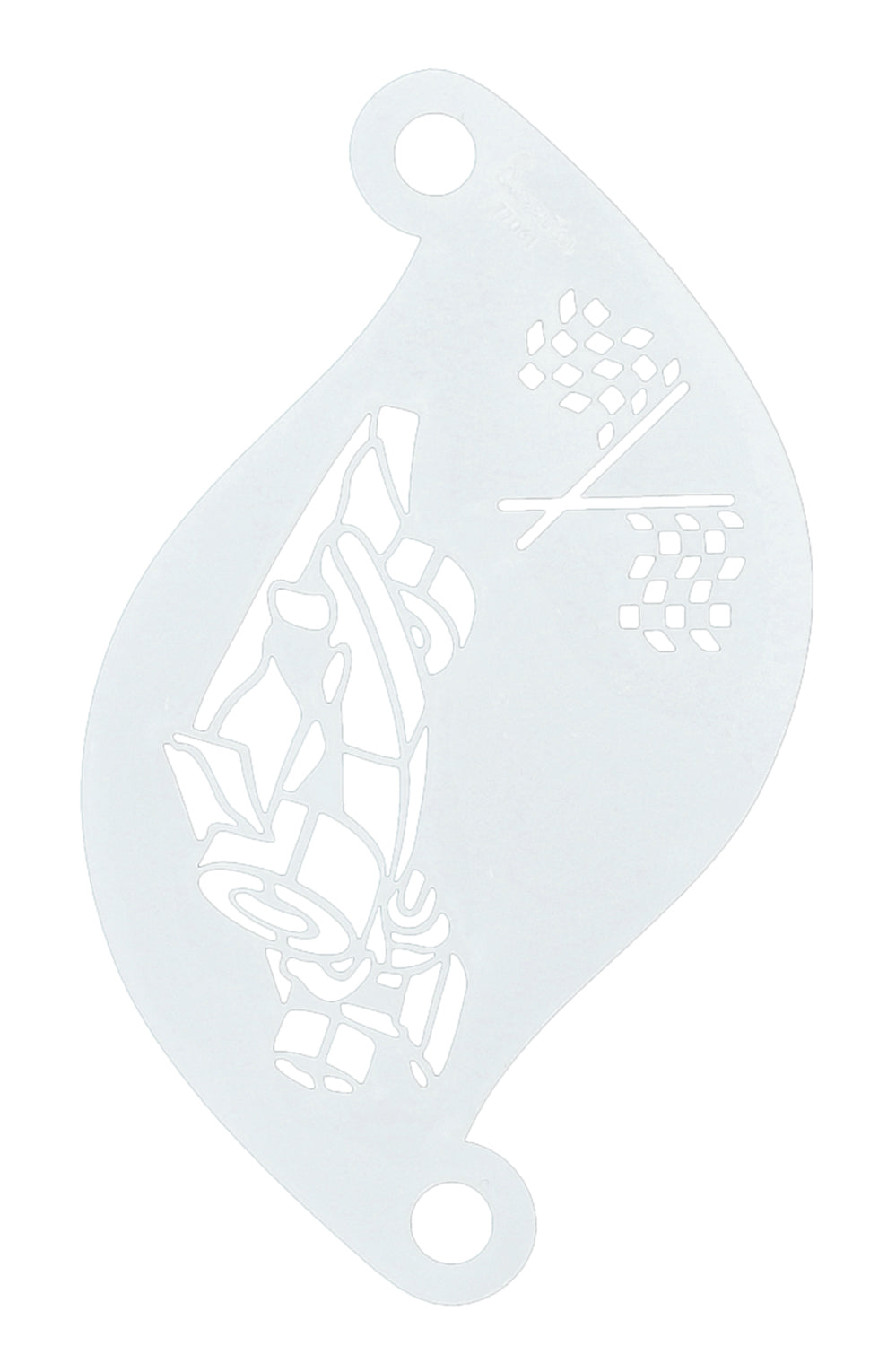 Face Paint Stencil F1 RACE CAR 77061