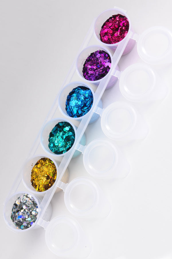 Laser Chunky Glitter Mix 6-pack 130 ml 98964