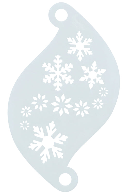 Face paint stencil Superstar Snowflakes 77003