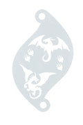 Face Paint Stencil DRAGONS 77064