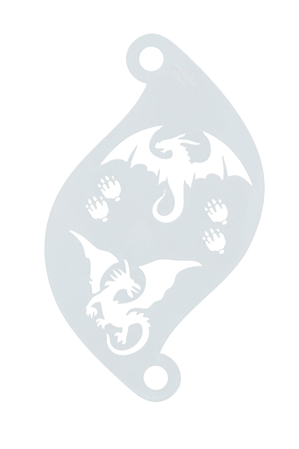Face Paint Stencil DRAGONS 77064