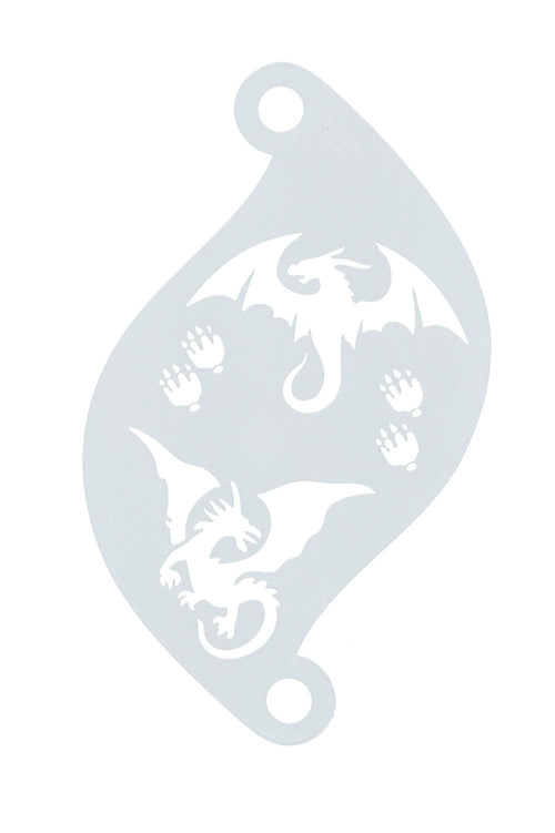 Face Paint Stencil DRAGONS 77064