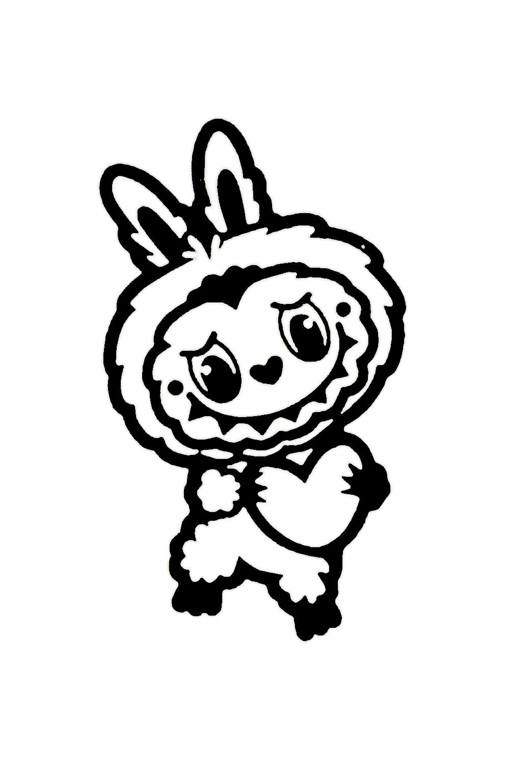 QuickTattoo Persoon in Bunny kostuum