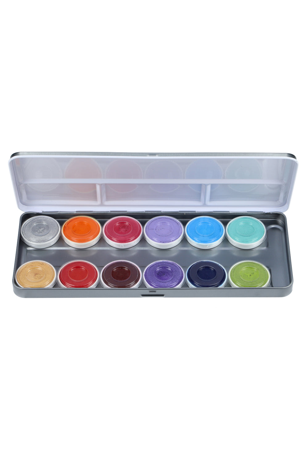 Aqua Face - and Bodypaint 
palet 12 colours Syllie Faces 
by Syl Verberk 
139-63.11